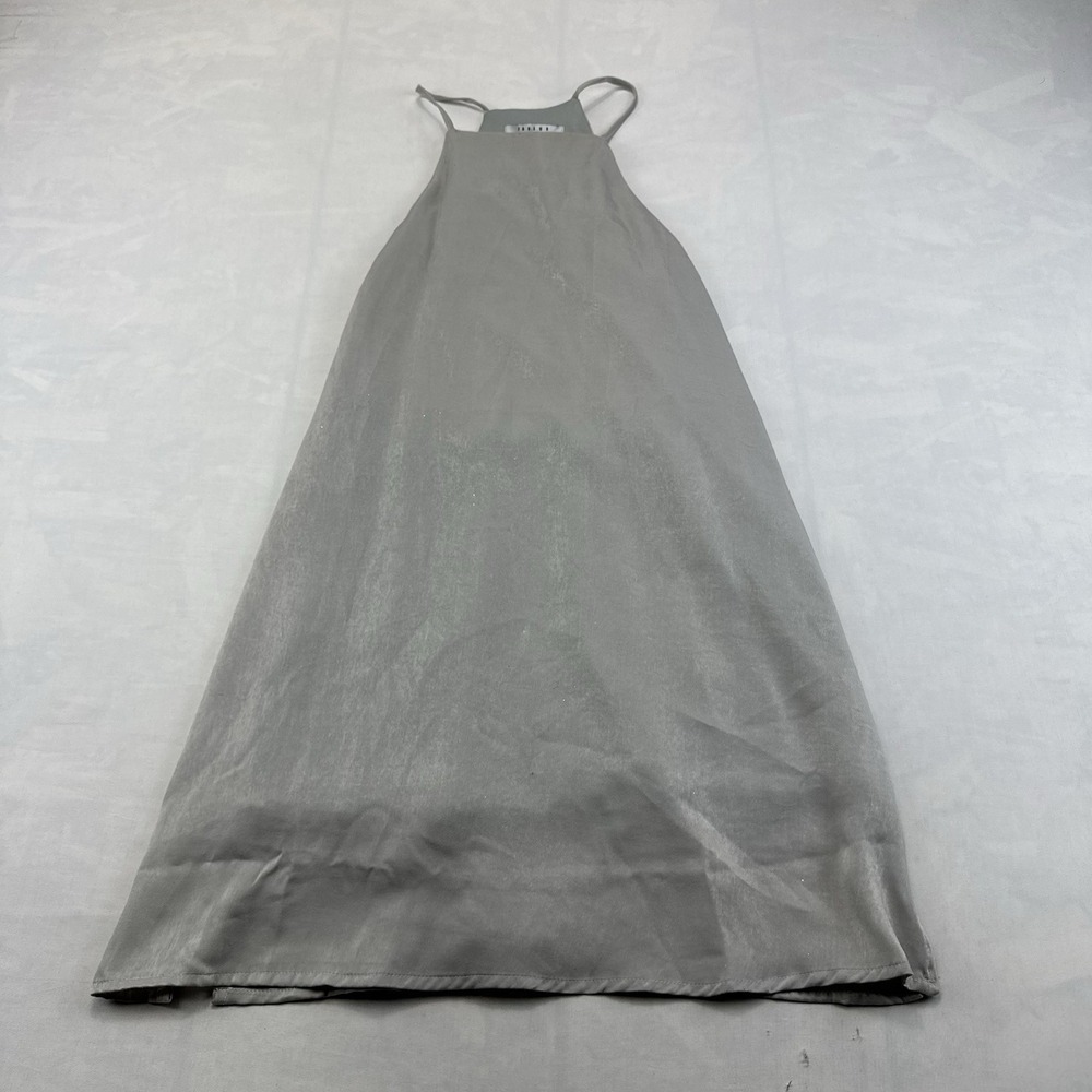 NWT Favlux Fashion Sage Green Spaghetti Strap Maxi Slip Dress Women S